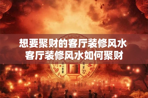 想要聚财的客厅装修风水 客厅装修风水如何聚财