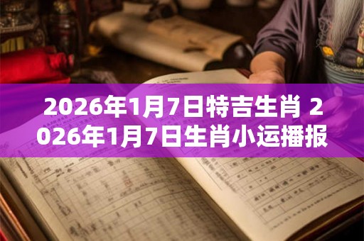 2026年1月7日特吉生肖 2026年1月7日生肖小运播报