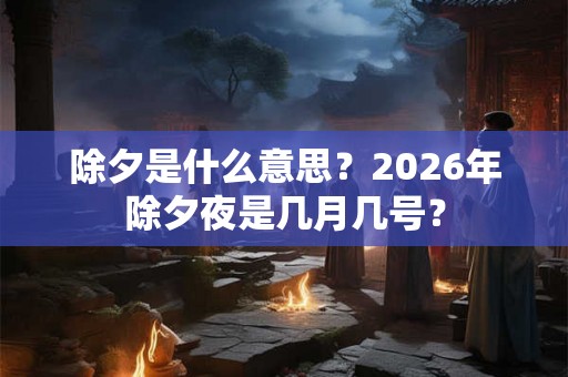 除夕是什么意思？2026年除夕夜是几月几号？