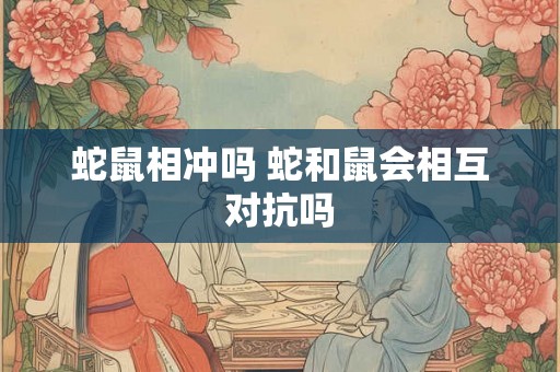 蛇鼠相冲吗 蛇和鼠会相互对抗吗