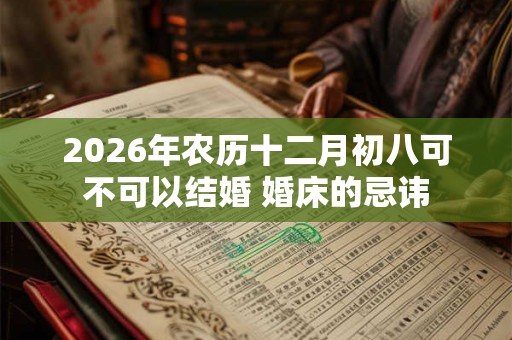 2026年农历十二月初八可不可以结婚 婚床的忌讳