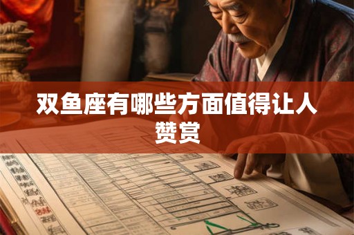 双鱼座有哪些方面值得让人赞赏