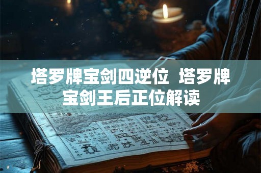 塔罗牌宝剑四逆位  塔罗牌宝剑王后正位解读