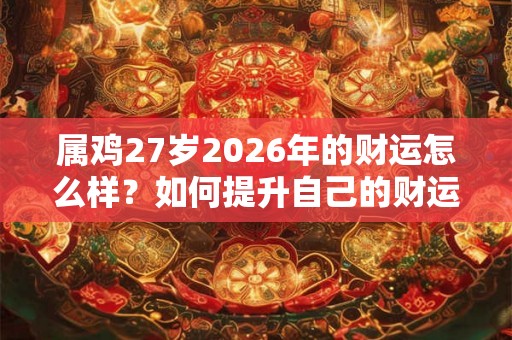 属鸡27岁2026年的财运怎么样？如何提升自己的财运？