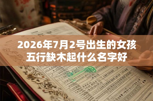 2026年7月2号出生的女孩五行缺木起什么名字好 2026年7月2号出生的女孩五行缺木起什么名字好