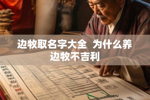 边牧取名字大全  为什么养边牧不吉利
