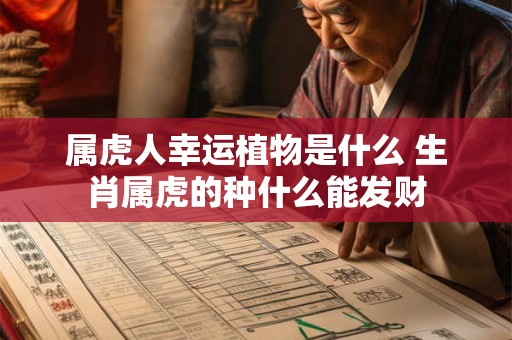 属虎人幸运植物是什么 生肖属虎的种什么能发财