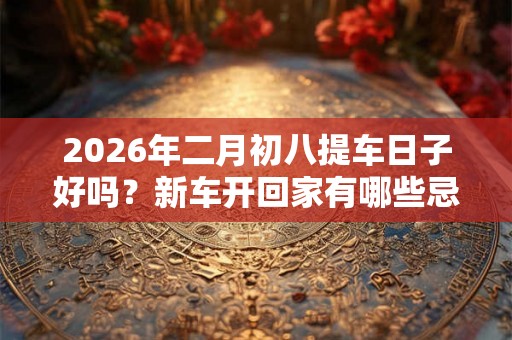 2026年二月初八提车日子好吗？新车开回家有哪些忌讳？