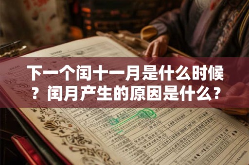 下一个闰十一月是什么时候？闰月产生的原因是什么？