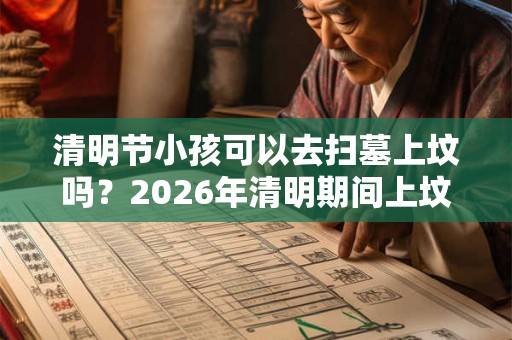 清明节小孩可以去扫墓上坟吗？2026年清明期间上坟吉日