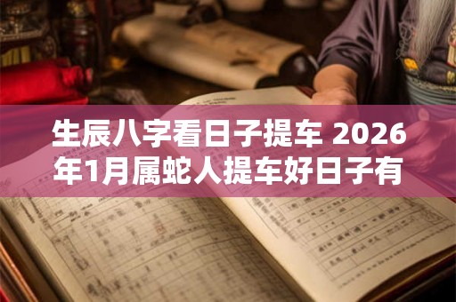 生辰八字看日子提车 2026年1月属蛇人提车好日子有哪几天