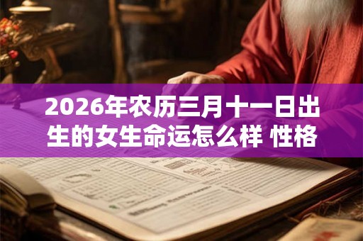 2026年农历三月十一日出生的女生命运怎么样 性格怎么样