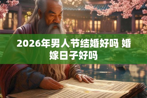 2026年男人节结婚好吗 婚嫁日子好吗