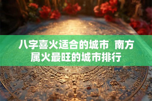 八字喜火适合的城市 南方属火最旺的城市排行 八字喜火适合的城市 南方属火最旺的城市排行
