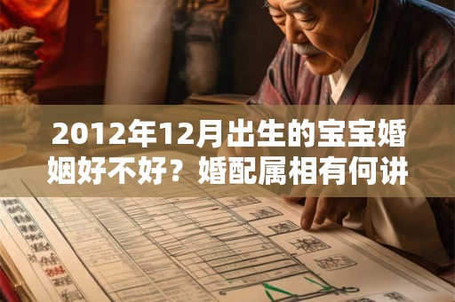 2012年12月出生的宝宝婚姻好不好？婚配属相有何讲究？