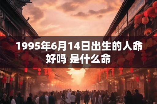 1995年6月14日出生的人命好吗 是什么命 1995年6月14日出生的人命好吗 是什么命