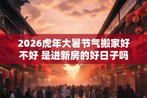 2026虎年大暑节气搬家好不好 是进新房的好日子吗 2026虎年大暑节气搬家好不好 是进新房的好日子吗