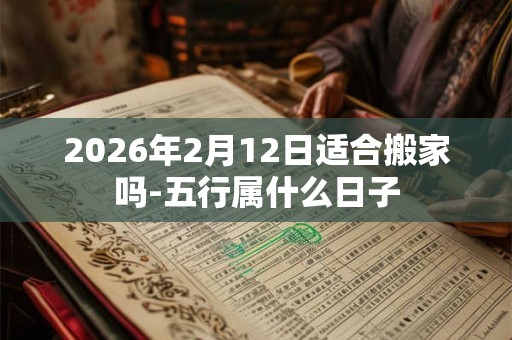 2026年2月12日适合搬家吗-五行属什么日子 2026年2月12日适合搬家吗-五行属什么日子