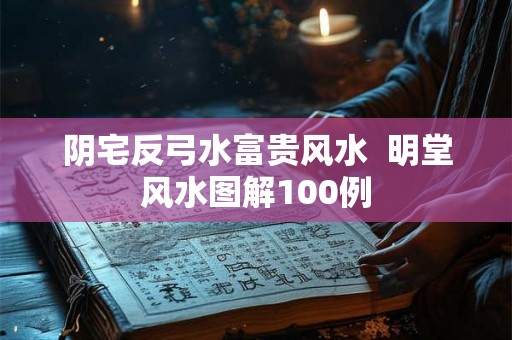 阴宅反弓水富贵风水  明堂风水图解100例