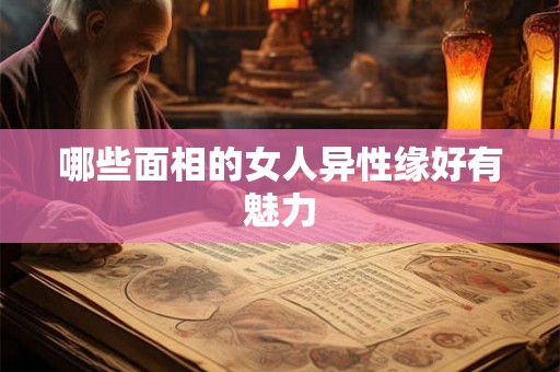 哪些面相的女人异性缘好有魅力