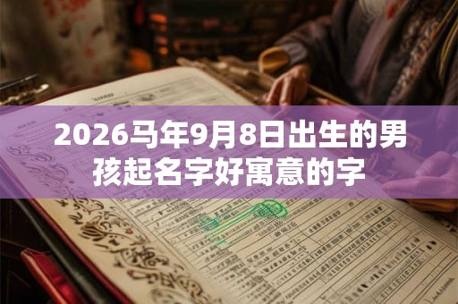 2026马年9月8日出生的男孩起名字好寓意的字