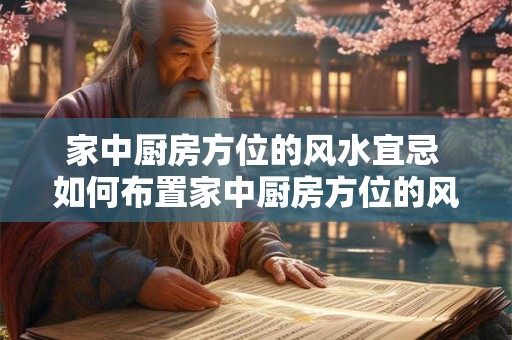 家中厨房方位的风水宜忌 如何布置家中厨房方位的风水有讲究