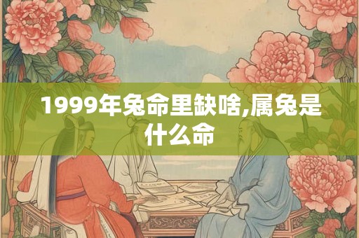 1999年兔命里缺啥,属兔是什么命