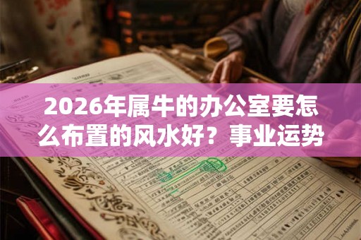 2026年属牛的办公室要怎么布置的风水好？事业运势怎么样？