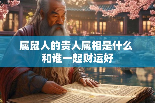 属鼠人的贵人属相是什么 和谁一起财运好
