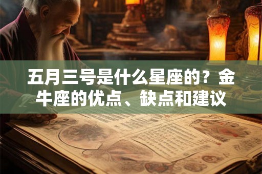五月三号是什么星座的？金牛座的优点、缺点和建议