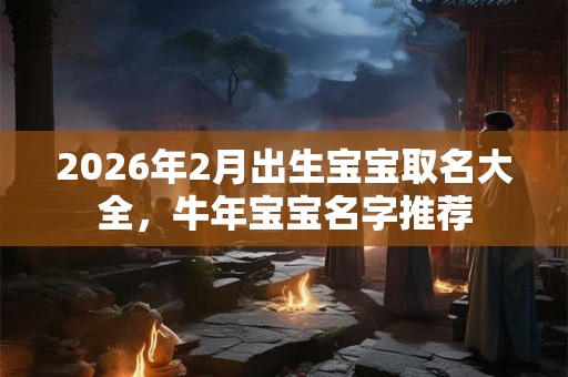 2026年2月出生宝宝取名大全，牛年宝宝名字推荐