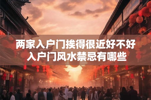 两家入户门挨得很近好不好 入户门风水禁忌有哪些