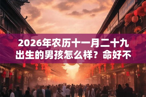 2026年农历十一月二十九出生的男孩怎么样?命好不好? 2026年农历十一月二十九出生的男孩怎么样?命好不好?