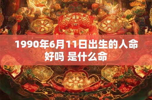1990年6月11日出生的人命好吗 是什么命