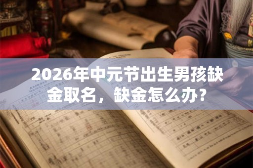 2026年中元节出生男孩缺金取名，缺金怎么办？