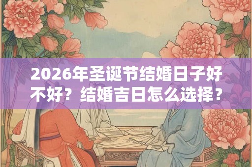 2026年圣诞节结婚日子好不好?结婚吉日怎么选择? 2026年圣诞节结婚日子好不好?结婚吉日怎么选择?