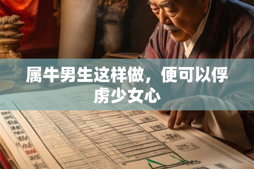 属牛男生这样做,便可以俘虏少女心 属牛男生这样做,便可以俘虏少女心