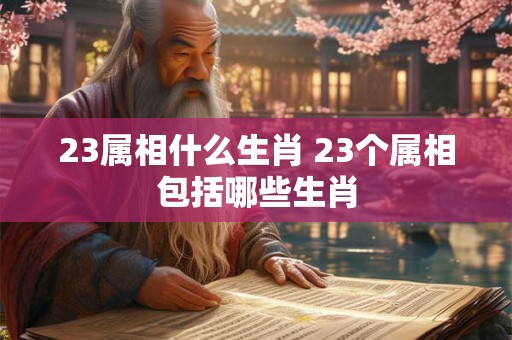 23属相什么生肖 23个属相包括哪些生肖 23属相什么生肖 23个属相包括哪些生肖