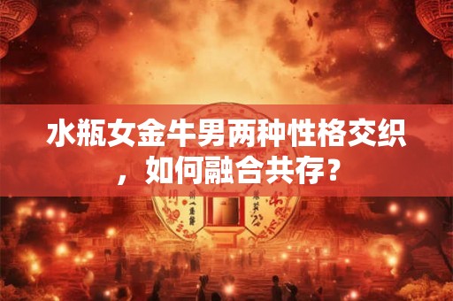 水瓶女金牛男两种性格交织，如何融合共存？