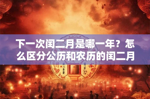 下一次闰二月是哪一年？怎么区分公历和农历的闰二月？