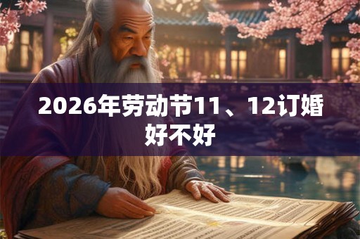 2026年劳动节11、12订婚好不好