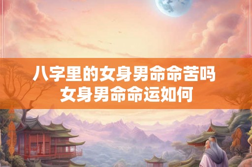 八字里的女身男命命苦吗 女身男命命运如何