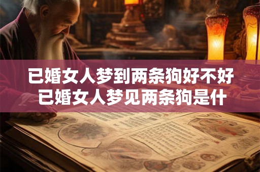 已婚女人梦到两条狗好不好 已婚女人梦见两条狗是什么意思