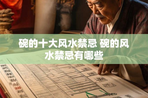 碗的十大风水禁忌 碗的风水禁忌有哪些 碗的十大风水禁忌 碗的风水禁忌有哪些