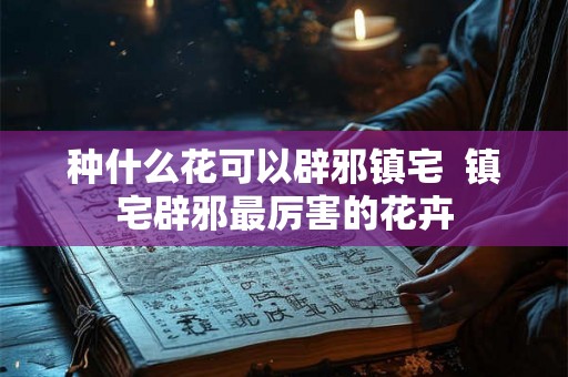 种什么花可以辟邪镇宅  镇宅辟邪最厉害的花卉