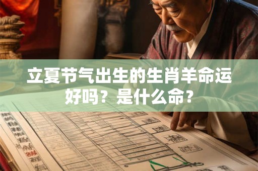 立夏节气出生的生肖羊命运好吗?是什么命? 立夏节气出生的生肖羊命运好吗?是什么命?