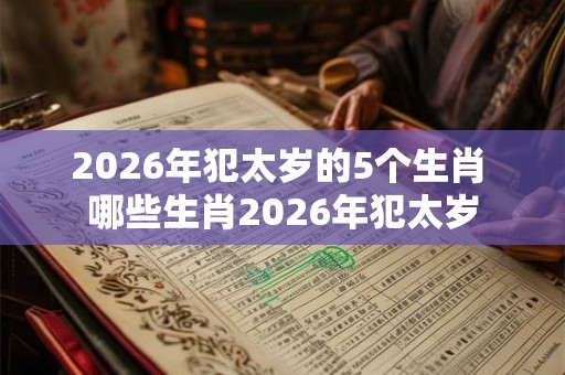 2026年犯太岁的5个生肖 哪些生肖2026年犯太岁