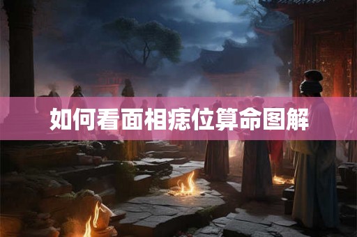 如何看面相痣位算命图解