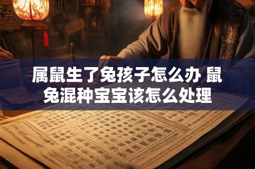 属鼠生了兔孩子怎么办 鼠兔混种宝宝该怎么处理