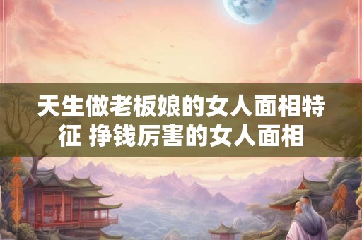天生做老板娘的女人面相特征 挣钱厉害的女人面相 天生做老板娘的女人面相特征 挣钱厉害的女人面相